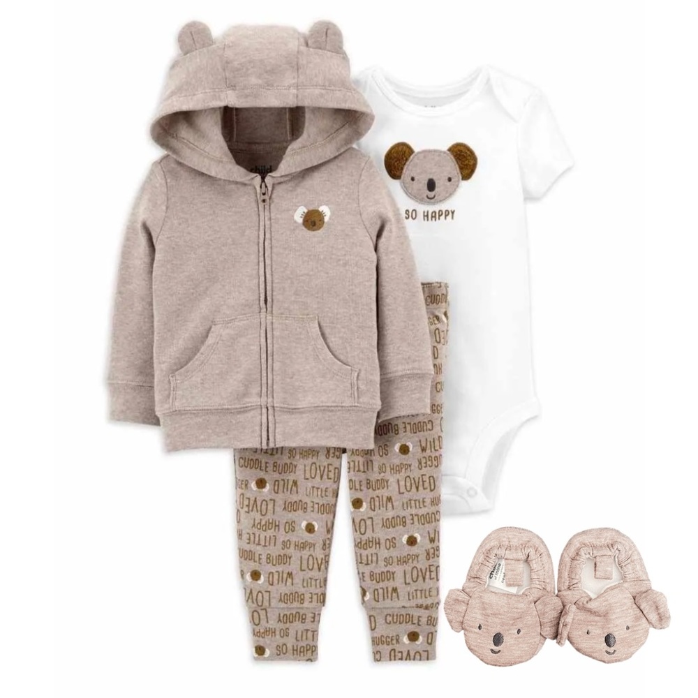 Newborn Child of Mine Carter’s Koala Baby Boy Baby Girl Outfit Matching Set
